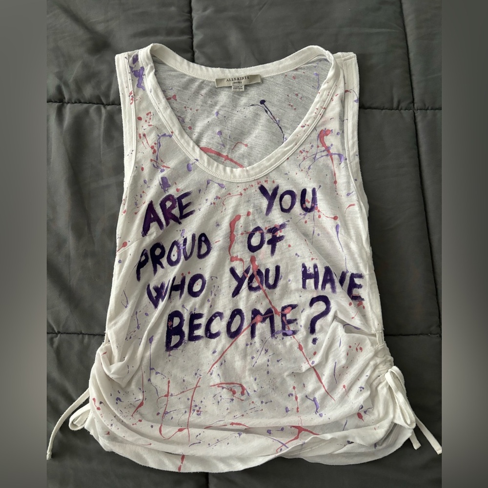 All Saints customized tank top
